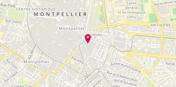 Plan de La Rose des Sables, 6 Rue Boussairolles, 34000 Montpellier