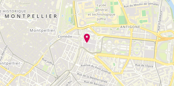 Plan de Waffle Factory, 343 Rue des Pertuisanes, 34000 Montpellier