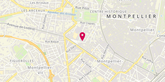 Plan de Pizza Street Courreau, 52 Rue du Faubourg du Courreau, 34000 Montpellier