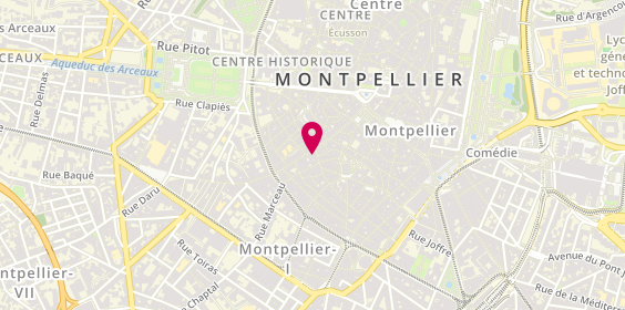 Plan de Gyraya - Restaurant Grec - Montpellier Ecusson, 27 Rue Saint-Guilhem, 34000 Montpellier