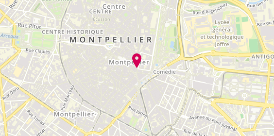 Plan de Creperie Froment et Sarrasin, 7 Rue Jacques Coeur, 34000 Montpellier