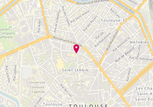 Plan de Kulinaria311, 32 Rue Jean-Baptiste Merly, 31000 Toulouse