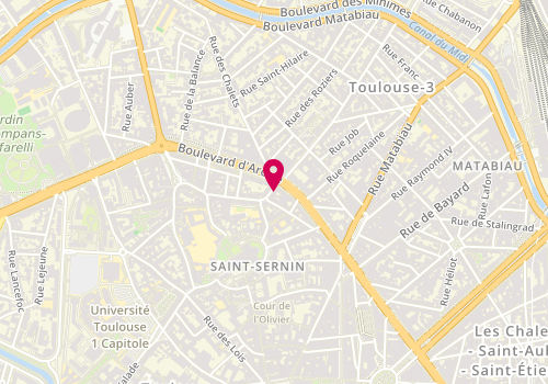 Plan de So Chicken, 44 Rue Jean-Baptiste Merly, 31000 Toulouse