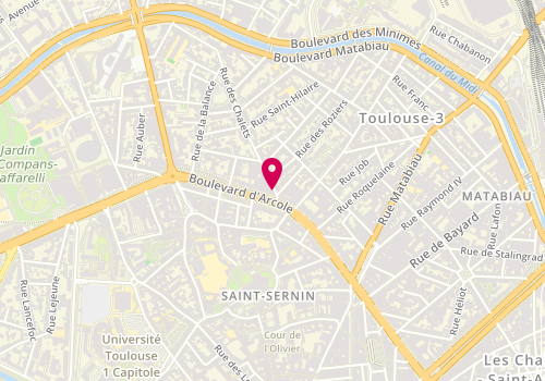 Plan de Le Père Peinard, 1 Rue des Chalets, 31000 Toulouse