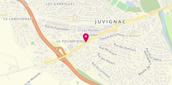 Plan de Boulangerie Paul, Centre Commercial Les Portes du Soleil Route Saint Georges d'Orques, 34990 Juvignac