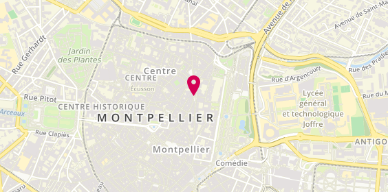 Plan de La Crise Pizza, 48 Rue de l'Aiguillerie, 34000 Montpellier