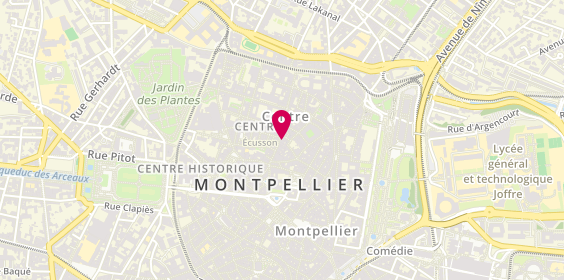 Plan de Oh My Bowl - Poke Bowl Bar, 20 Rue de l'Université, 34000 Montpellier
