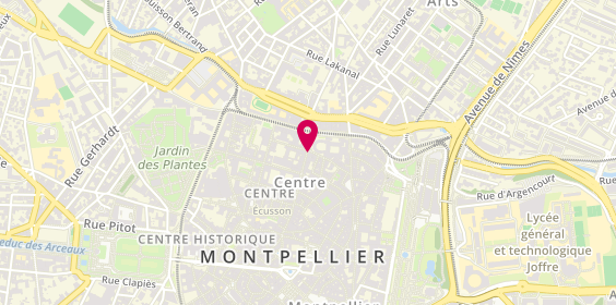 Plan de Les Pyramides Express, 48 Rue de l'Université, 34000 Montpellier