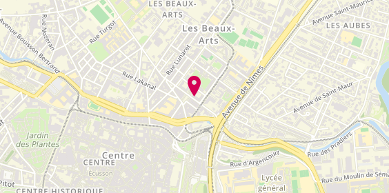 Plan de L 7 D, 7 Rue Bernard Délicieux, 34000 Montpellier