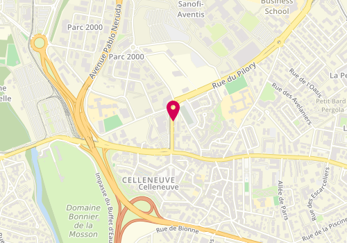 Plan de P&B Délices, 116 Rue Lejzer Zamenhof, 34080 Montpellier