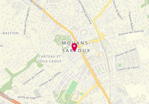 Plan de L'Ardoise du Primeur, 22 Rue Durand de Sartoux, 06370 Mouans-Sartoux