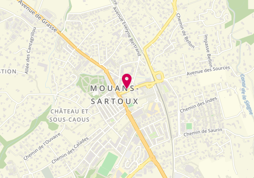 Plan de Saray le Turc, 7 avenue Marcel Journet, 06370 Mouans-Sartoux