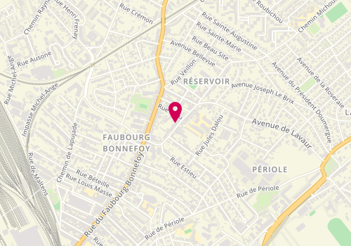 Plan de La Fabriq du Burger, 29 avenue de Lavaur, 31500 Toulouse