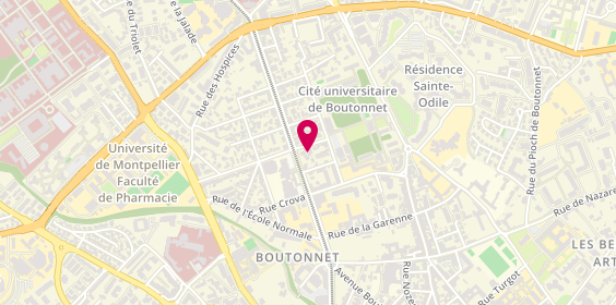 Plan de Le Métropolitain, 36 avenue Pierre d'Adhémar, 34090 Montpellier
