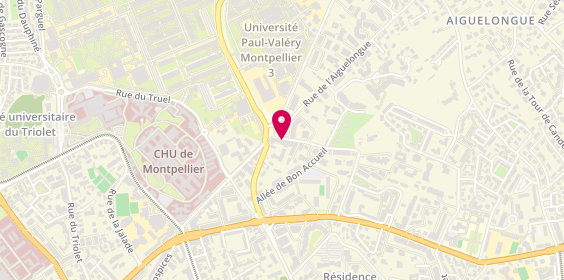 Plan de KFC, 473 avenue du Major Flandre, 34000 Montpellier