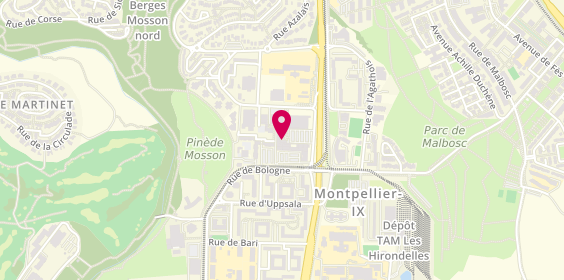 Plan de Food Corner Mtp, 105 avenue du Lauragais, 34080 Montpellier