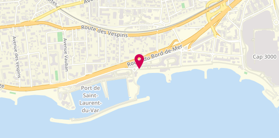Plan de Voile Rouge, 167 promenade des Flots Bleus, 06700 Saint-Laurent-du-Var