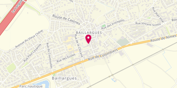 Plan de B. Tacos, 9 Rue de la République, 34670 Baillargues