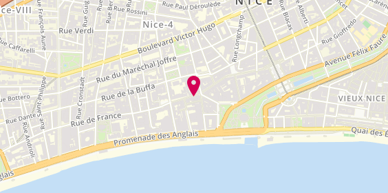 Plan de Chez Moris, 5 Rue de France, 06000 Nice