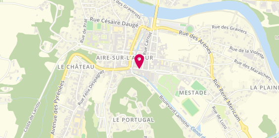 Plan de Vente A Emporter Chez Jean Noël, 11 Rue Henri Labeyrie, 40800 Aire-sur-l'Adour