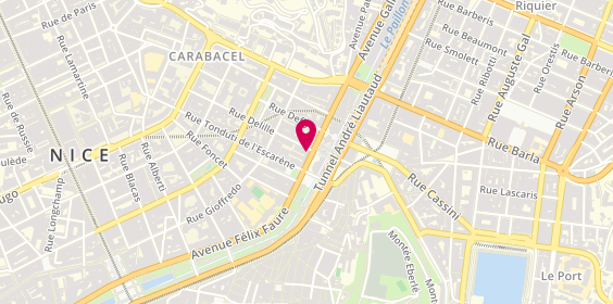Plan de Dii Pizza And Burgers, 24 avenue Saint-Jean-Baptiste, 06000 Nice