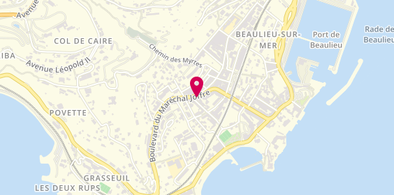 Plan de Beaulieu Pizza, 11 Boulevard du Maréchal Joffre, 06310 Beaulieu-sur-Mer