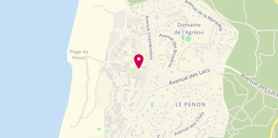 Plan de L'Alibi, 4 place Victor Gentille, 40510 Seignosse