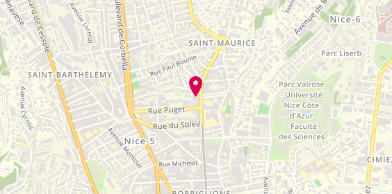 Plan de Carrefour City, 73 avenue Alfred Borriglione, 06100 Nice