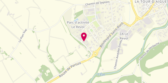 Plan de Sur le Pouce, 158 Rue Marcel Pagnol, 84240 La Tour-d'Aigues
