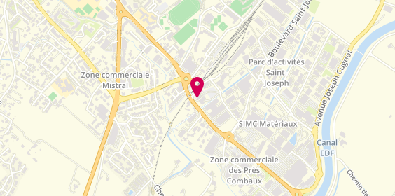 Plan de Burger King, Zone Industrielle
63 Rue des Artisans
Trav. Des Pinsons, 04100 Manosque, France