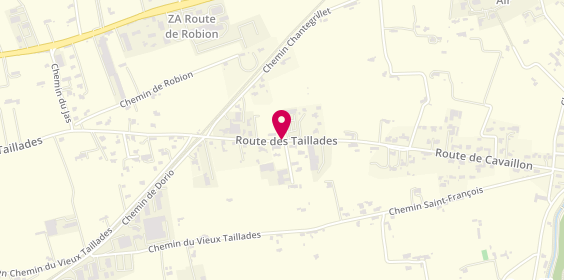Plan de CHAVE Christophe, 1071 Route Taillades, 84300 Cavaillon