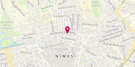 Plan de Tacos de Nim, 46 Boulevard Gambetta, 30000 Nîmes