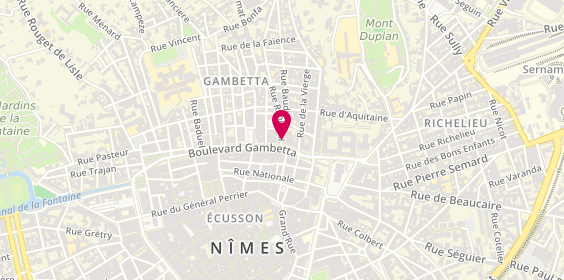 Plan de Speed Rabbit Pizza, 37 Boulevard Gambetta, 30000 Nîmes