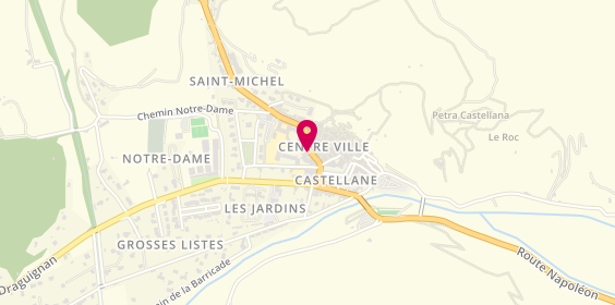 Plan de Chez Sauveur - Restaurant, 30 Rue Nationale, 04120 Castellane