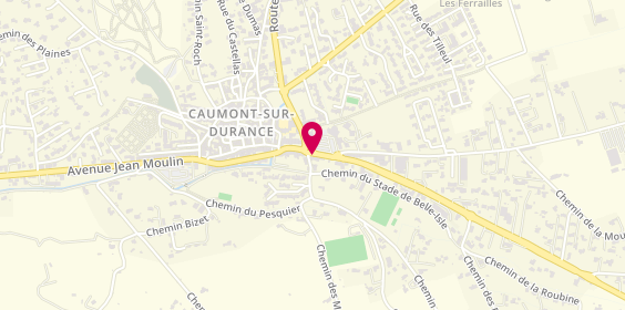 Plan de Azzuro Pizza, 1 chemin de la Durance, 84510 Caumont-sur-Durance