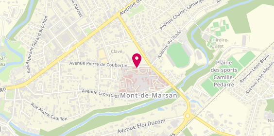 Plan de Agence Techno.Communications, 560 Avenue Pierre de Coubertin, 40000 Mont-de-Marsan