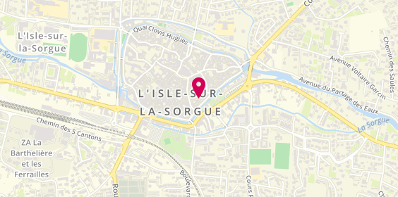 Plan de Les Saveurs ibériques, 57 Rue Carnot, 84800 L'Isle-sur-la-Sorgue