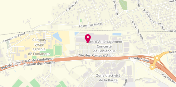 Plan de Flunch, Centre Commercial Les Portes d'Albi, Zone Aménagement de Fonlabour
Rue des Portes d'Albi, 81000 Albi