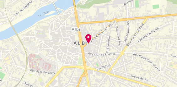 Plan de Albi Royal Food, 79 Rue Croix Verte, 81000 Albi