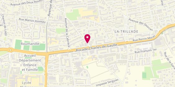 Plan de Le Platinium, 56 Avenue Moulin Notre Dame, 84000 Avignon