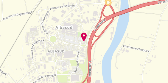 Plan de McDonald's Albasud, Zone Aménagement de Albasud avenue d'Espagne, 82000 Montauban