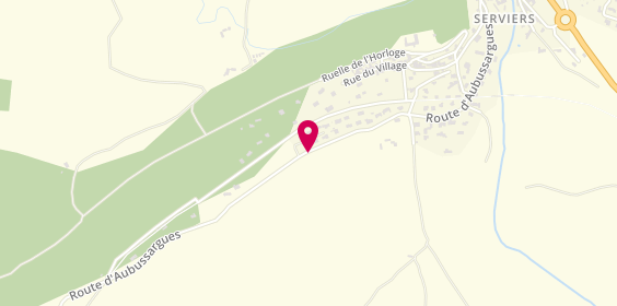 Plan de Snack la Remorque, 5 Impasse du Pont Metallique Route d'Aubussargues, 30700 Serviers-et-Labaume