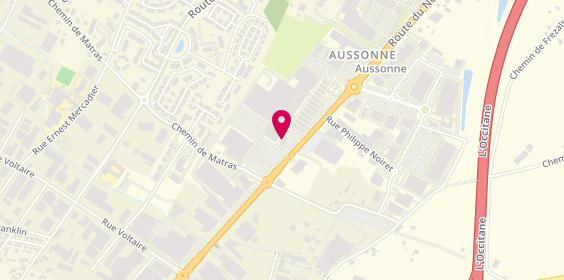 Plan de McDonald's Aussonne, Route du Nord Route Nationale 20 - Zone Futuropôle - Rocade Sortie 60 Centre Commercial Lecl, 82000 Montauban