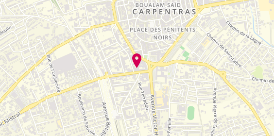 Plan de Domino's Pizza, 70 avenue Georges Clémenceau, 84200 Carpentras