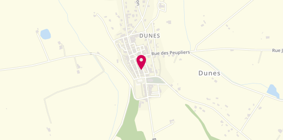 Plan de La Dunoise, 25 Rue de la République, 82340 Dunes