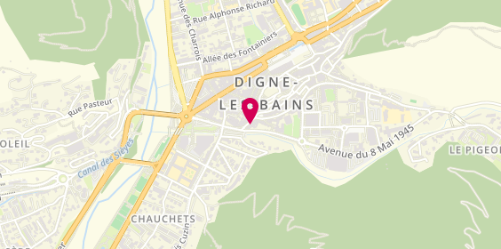 Plan de Alp'Pizza, 8 Rue de Provence, 04000 Digne-les-Bains
