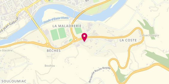 Plan de Mc Donald'S, Route Départementale 
809 avenue du Languedoc, 12100 Millau