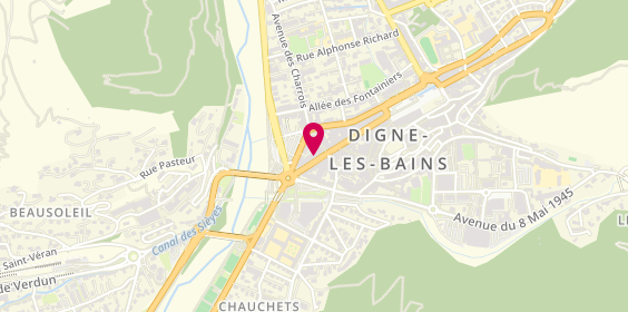 Plan de Chez Marcel et Compagnie, 13 Boulevard Gassendi, 04000 Digne-les-Bains