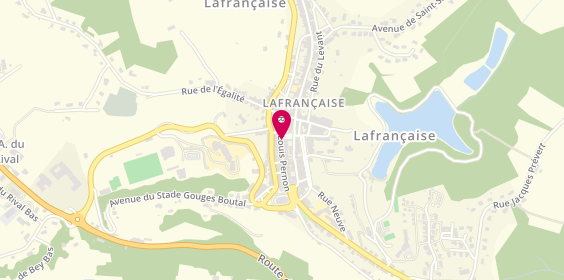 Plan de La Tour de Pizz', 42 Rue Louis Pernon, 82130 Lafrançaise