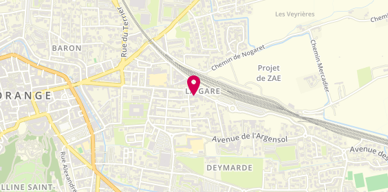 Plan de Les Jardins de l'Orangeraie, 89 avenue Frédéric Mistral, 84100 Orange
